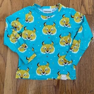 Moromini Lynx Blue Long Sleeved Shirt 2T